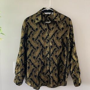 & Other Stories NWT Brocade Blouse
